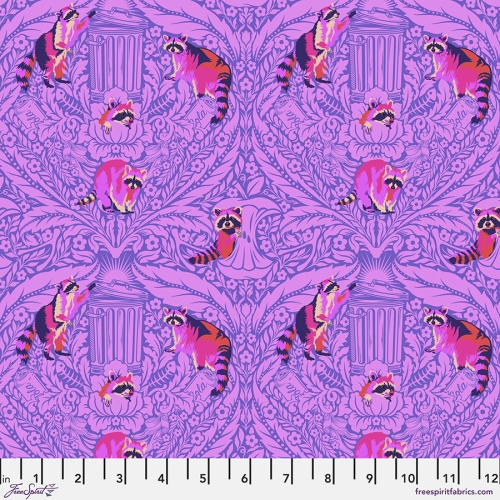Tula Pink Patchwork Stoff Baumwolle - Tiny Beasts - Oh Man´s Trash Glimmer